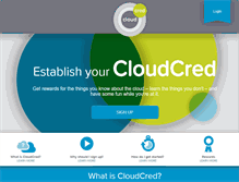 Tablet Screenshot of cloudcredibility.com